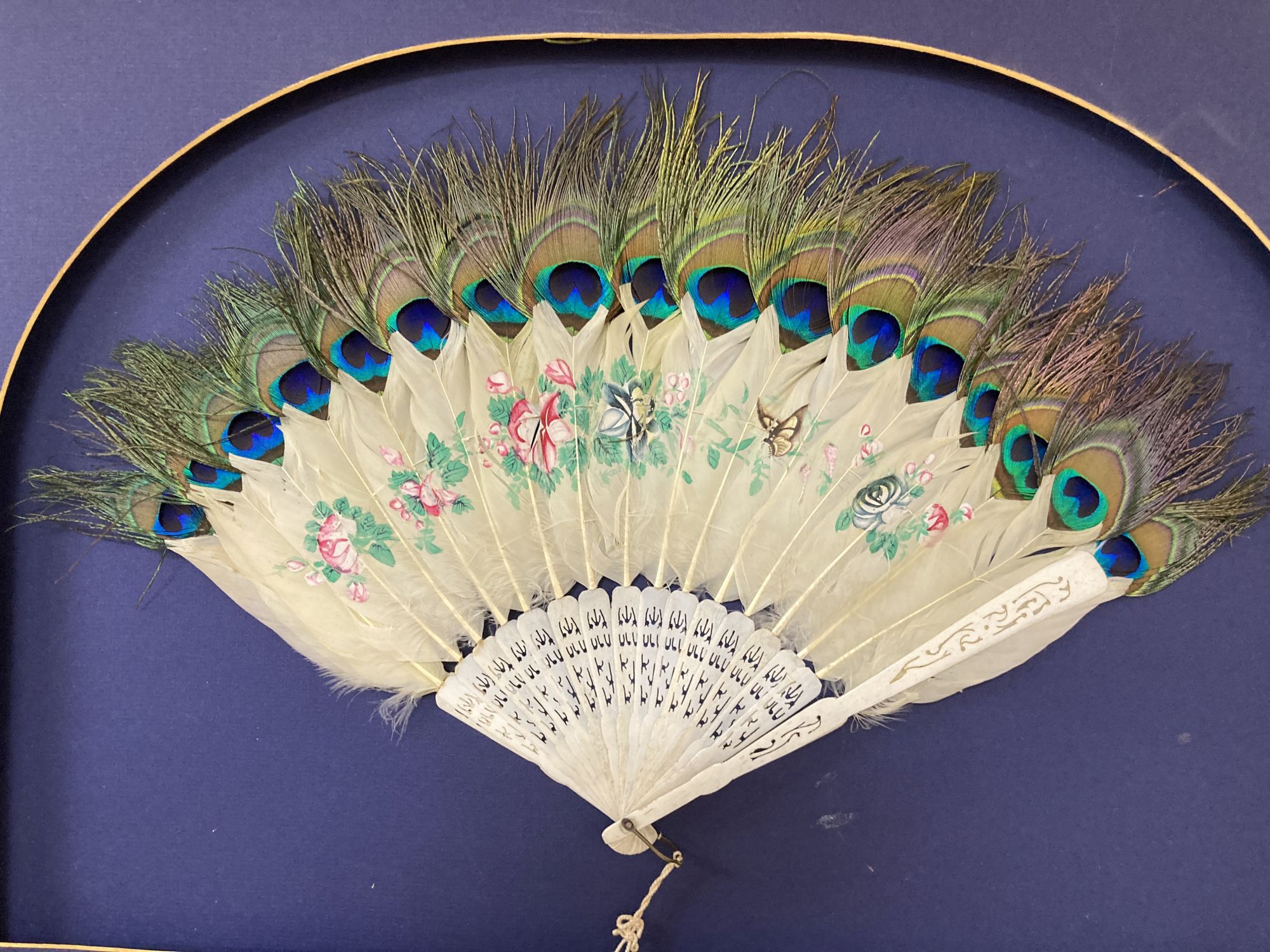 A Victorian bone fan